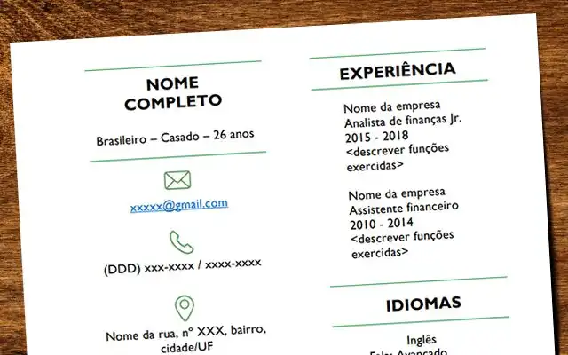 Como fazer um currículo