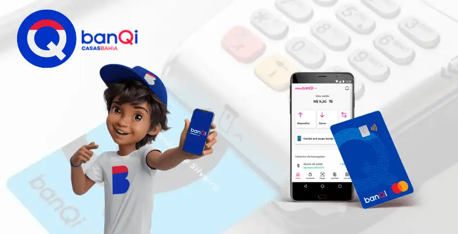 BanQI Casas Bahia: como funciona? 5 reais para abrir conta digital gratis