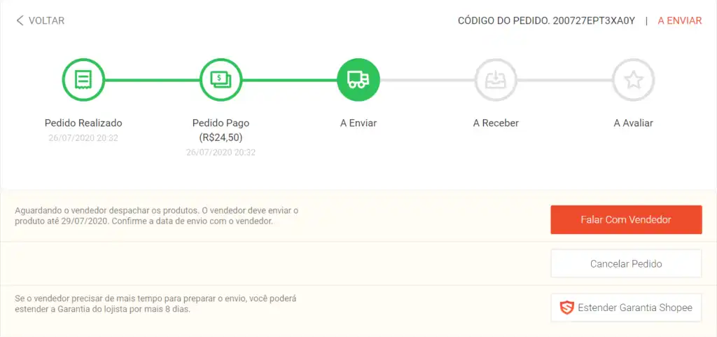 Rastrear pedido shopee: Aprenda a como rastrear o seu pedido